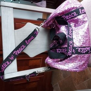 Justice Sequined Gym/Dance Bag